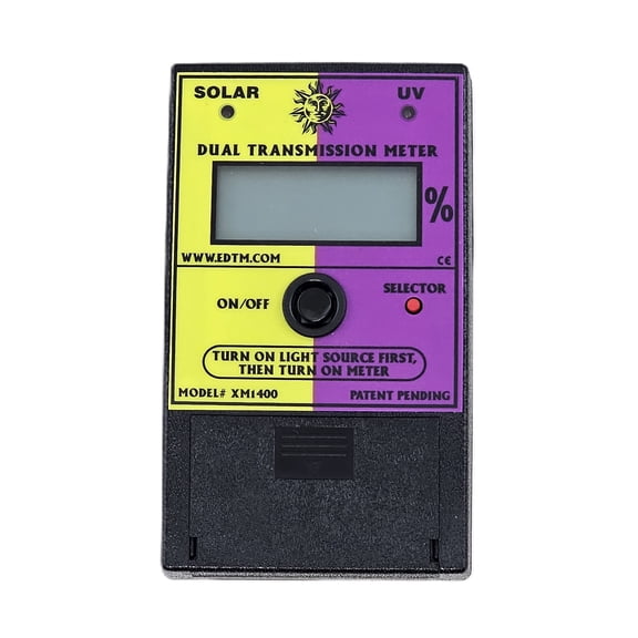 EDTM UV & Solar Meter (XM1400) Handheld Digital Radiometer, Made in USA