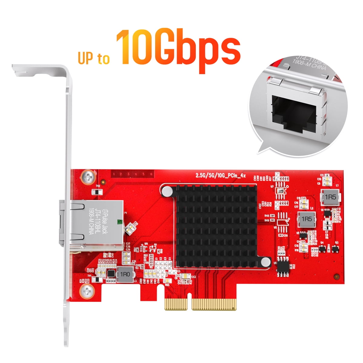 EDUP 10Gb Gigabit PCIE Network Controller Card with Heat Sink