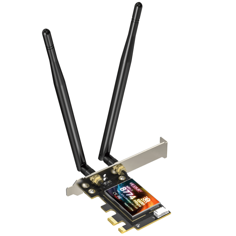 EDUP EP-BE9715 Wifi7 8774Mbps High Speed PCIe WiFi 7 Bluetooth 5.4 ...