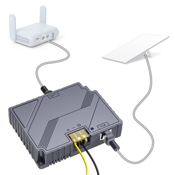 EDUP Starlink V3 POE Injector 150W 2 in 1 GigE Passive ESD Protection