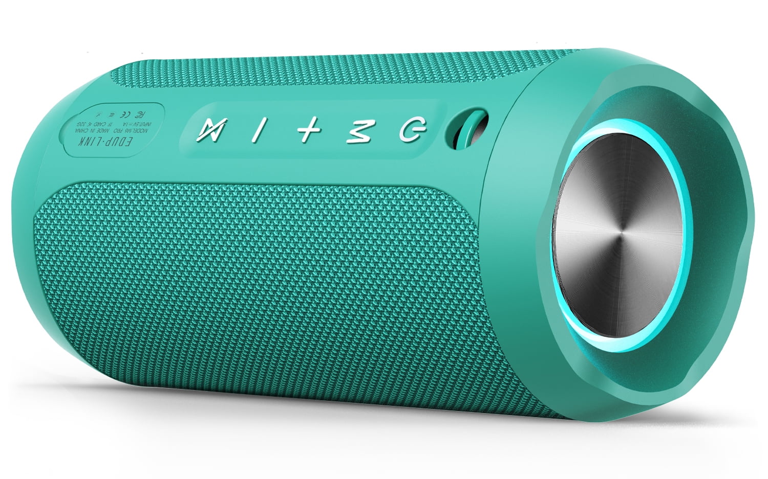 EDUPLINK Bluetooth Portable Speaker, Waterproof, Wireless, 20W, 20H Playtime, Teal, New
