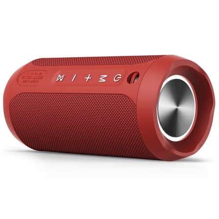 EDUPLINK Bluetooth Speakers - Portable Speaker, Waterproof, Red, M6