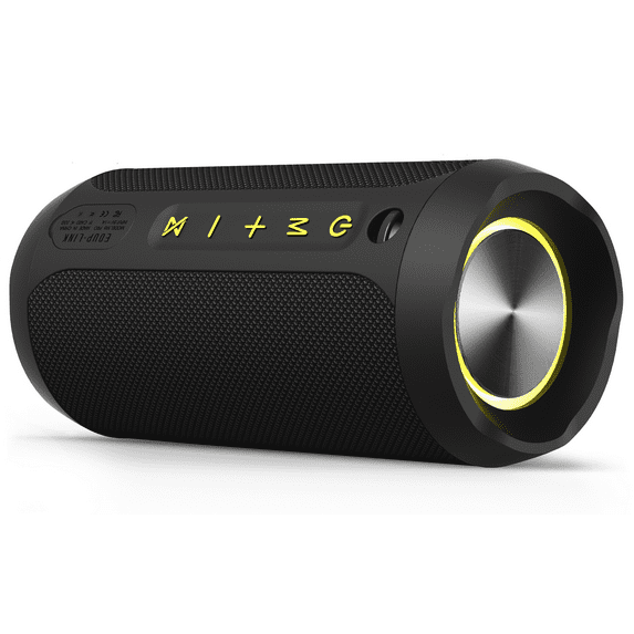 EDUPLINK M6PRO Bluetooth Portable Speaker, Outdoor Speakers, Black, 1 Pack