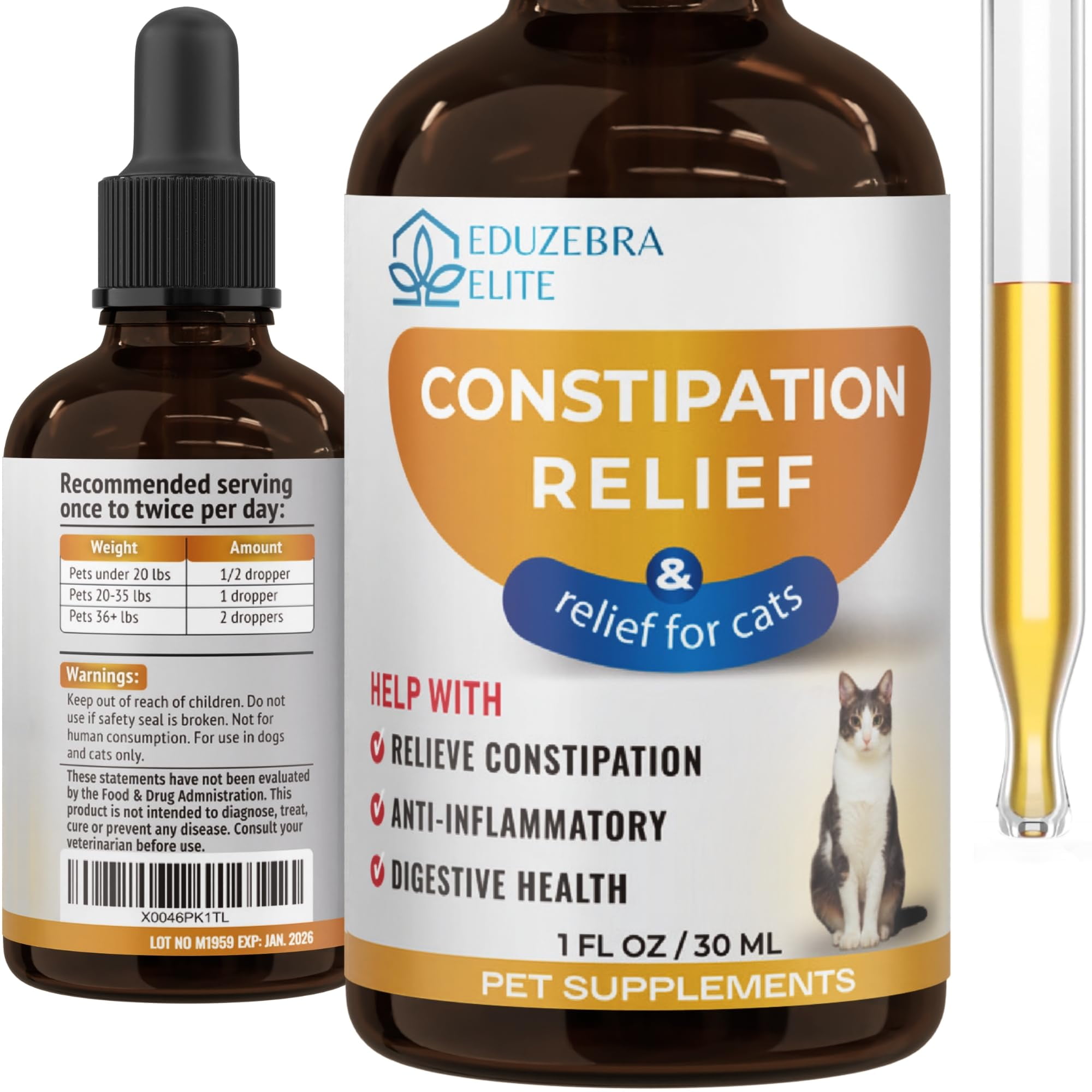 How Much Miralax To Give A Cat Cat Constipation Relief Drops 2oz