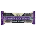 thumbnail image 1 of EDWARD AND SONS, BROWN RICE SNAPS BLACK SESAME, 3.5 OZ., 1 of 2