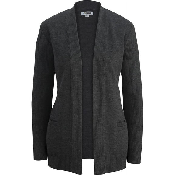 EDWARDS LADIES' OPEN CARDIGAN ACRYLIC SWEATER