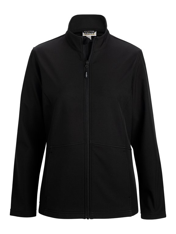 EDWARDS LADIES SOFT SHELL JACKET, BLACK, S