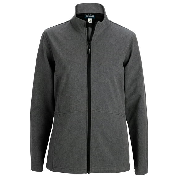 EDWARDS LADIES SOFT SHELL JACKET, HEATHER GREY, S