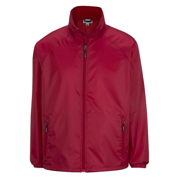 EDWARDS MEN'S HOODED RAIN JACKET,3435,RED,5XL
