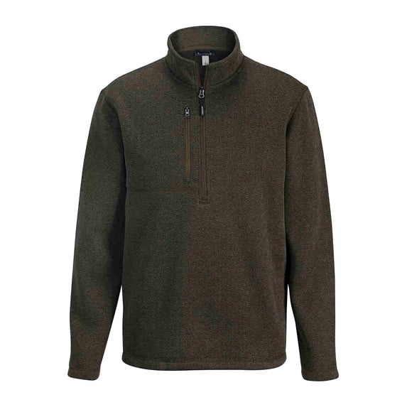 EDWARDS MENS SWEATER KNIT JACKET, OLIVE HERRINGBONE, 3XL
