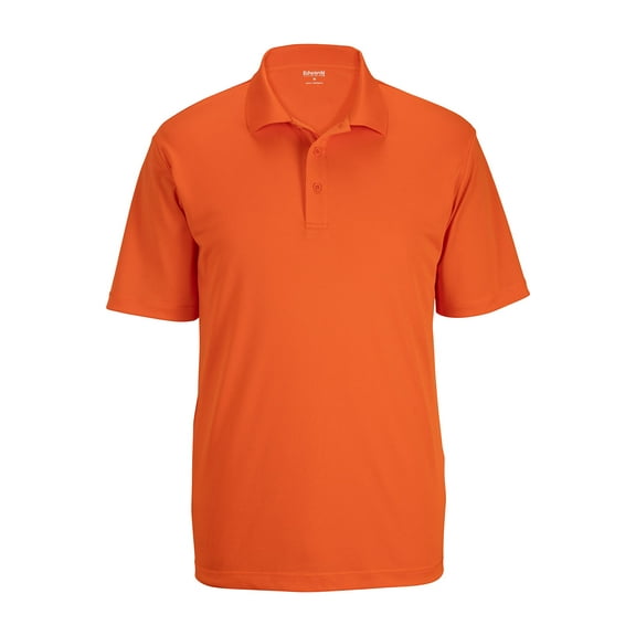 EDWARDS MINI PIQUE MENS POLO, ORANGE, 2XL