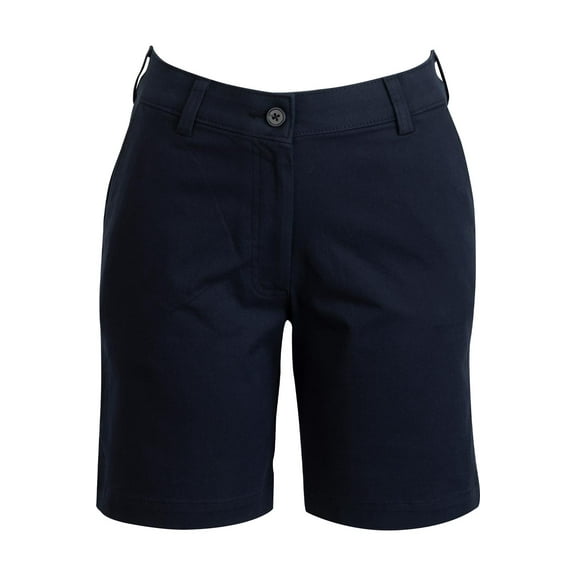 EDWARDS PERFORMANCE STRETCH LADIES SHORTS, DARK NAVY, 20