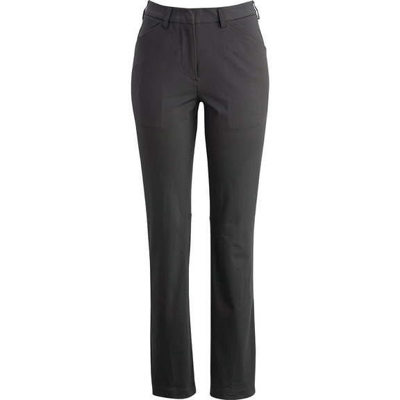 EDWARDS POINT GREY LADIES DRESS PANT, FORGED IRON, 4-28