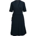 thumbnail image 1 of EDWARDS POINT GREY LADIES WRAP DRESS, NAVY AGATE, 3XL, 1 of 1