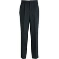 thumbnail image 1 of EDWARDS SIGNATURE MENS EZ FIT PLEATED DRESS PANT, NAVY, 40-27, 1 of 1