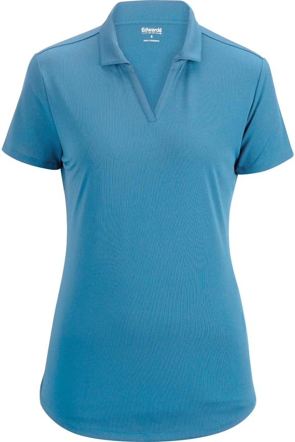 EDWARDS ULTIMATE LADIES POLO, MARINA BLUE, XL