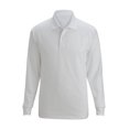 thumbnail image 1 of EDWARDS UNISEX SNAG PROOF LONG SLEEVE POLO,1562,WHITE,XXS, 1 of 3