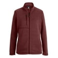 thumbnail image 1 of EDWARDS WOMENS SWEATER KNIT JACKET, BURGUNDY HERRINGBONE, M, 1 of 1