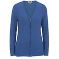 thumbnail image 1 of EDWARDS Women's' FULL ZIP V-NECK CARDIGAN SWEATER--7062,7062,FRENCH BLUE,4XL, 1 of 1