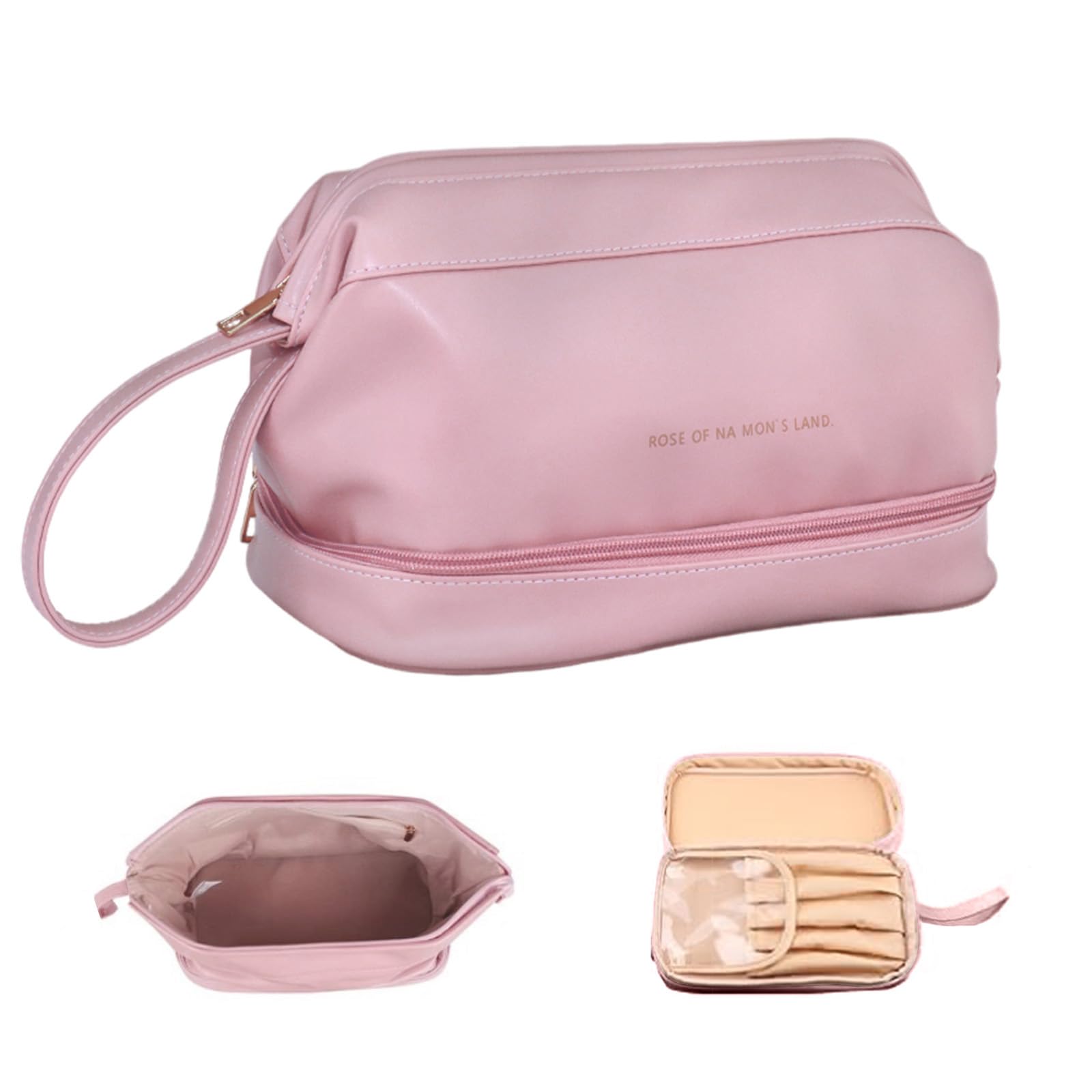 EDWEE Travel Makeup Bag,Large Capacity Cosmetic Bags for Women and