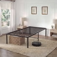 thumbnail image 1 of EDX 16 Inch High Clearance Metal Platform Bed Frame with Steel Slats, Large Under Bed Storage, No Box Spring Needed, Noise Free, Easy Assembly, Twin-XL, 1 of 9
