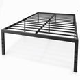 thumbnail image 1 of EDX 18 Inch Queen Bed Frame, Extra Tall Metal Platform with Steel Slats, Heavy Duty, Under Bed Storage, Noise Free, Easy Assembly, Black, 1 of 9