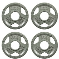 EDX 2-Inch Olympic Cast Iron Weight Plate – Rust-Resistant, Grip-Friendly Design for Powerlifting, CrossFit, and Home Gym Training – 10LB(2.5LB x 4)