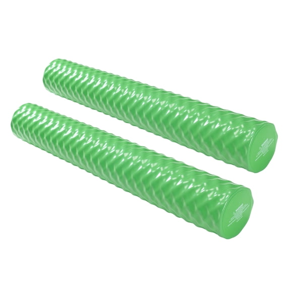 EDX (2 pack)46 x 5.5 in Swimming Pool Noodle, Heavy Duty NBR Foam Swim Stick with Vinyl Dipped Surface, 250 LBS Support, Wave Design Non-Slip Floating Aid for Pool Beach Lake Ocean