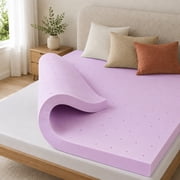 EDX 2 Inch Cool Gel Memory Foam Mattress Topper Short Queen Size Bed, Comfort Body Support & Pressure Relief, CertiPUR-U