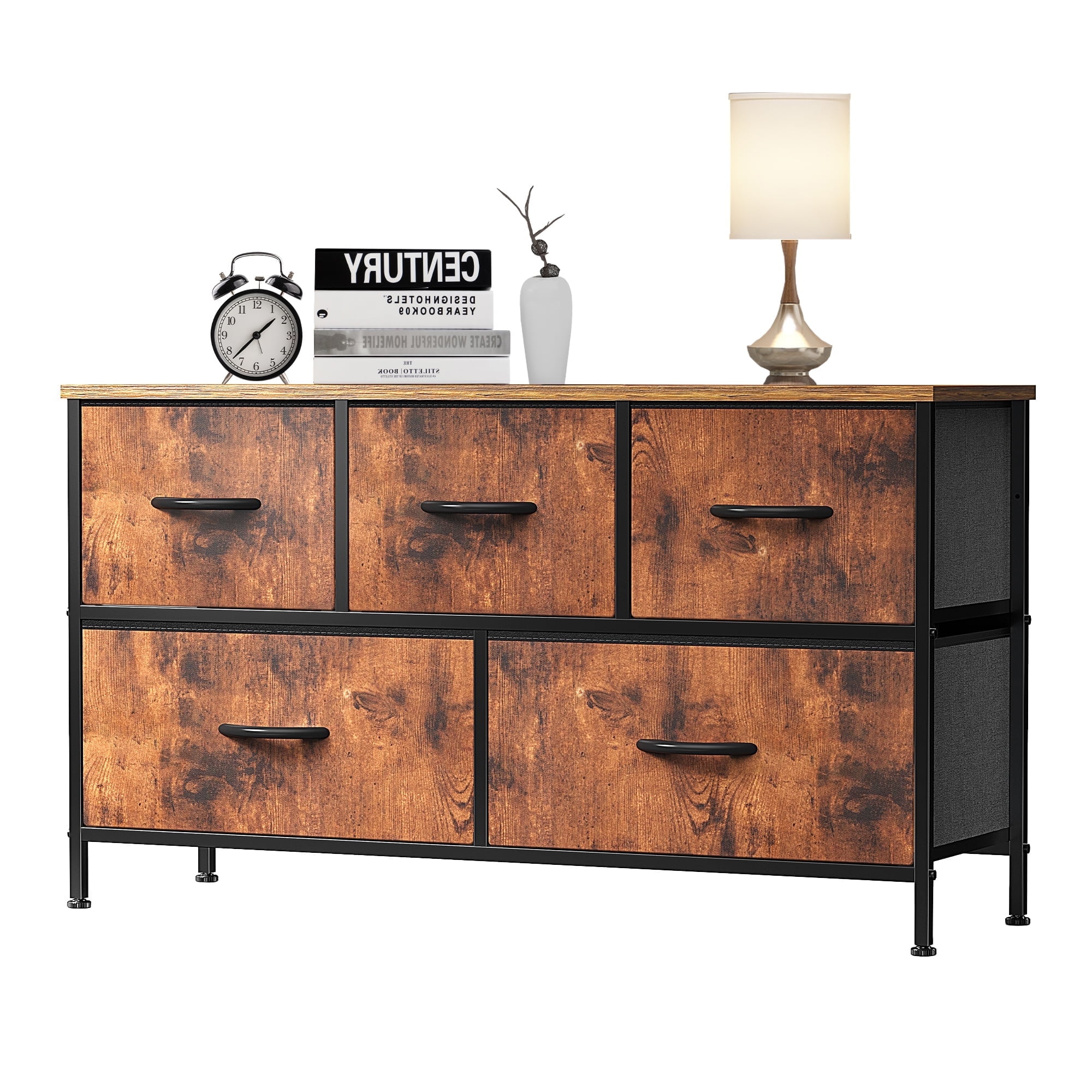Photo 1 of 

View in 3D




Best seller
Reduced price
Visit the edx Store
EDX 5 Drawer Dresser, Wide Chest Of Drawers Nightstand Storage Tower Storage Dresser Fabric Dresser With Wood Top for Living Room, Bedroom, Hallway, Rustic