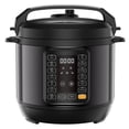 thumbnail image 1 of EDX 6 Quart Electric Pressure Cooker with Multi-Function Features and Stainless Steel Pot, Black, 1 of 17