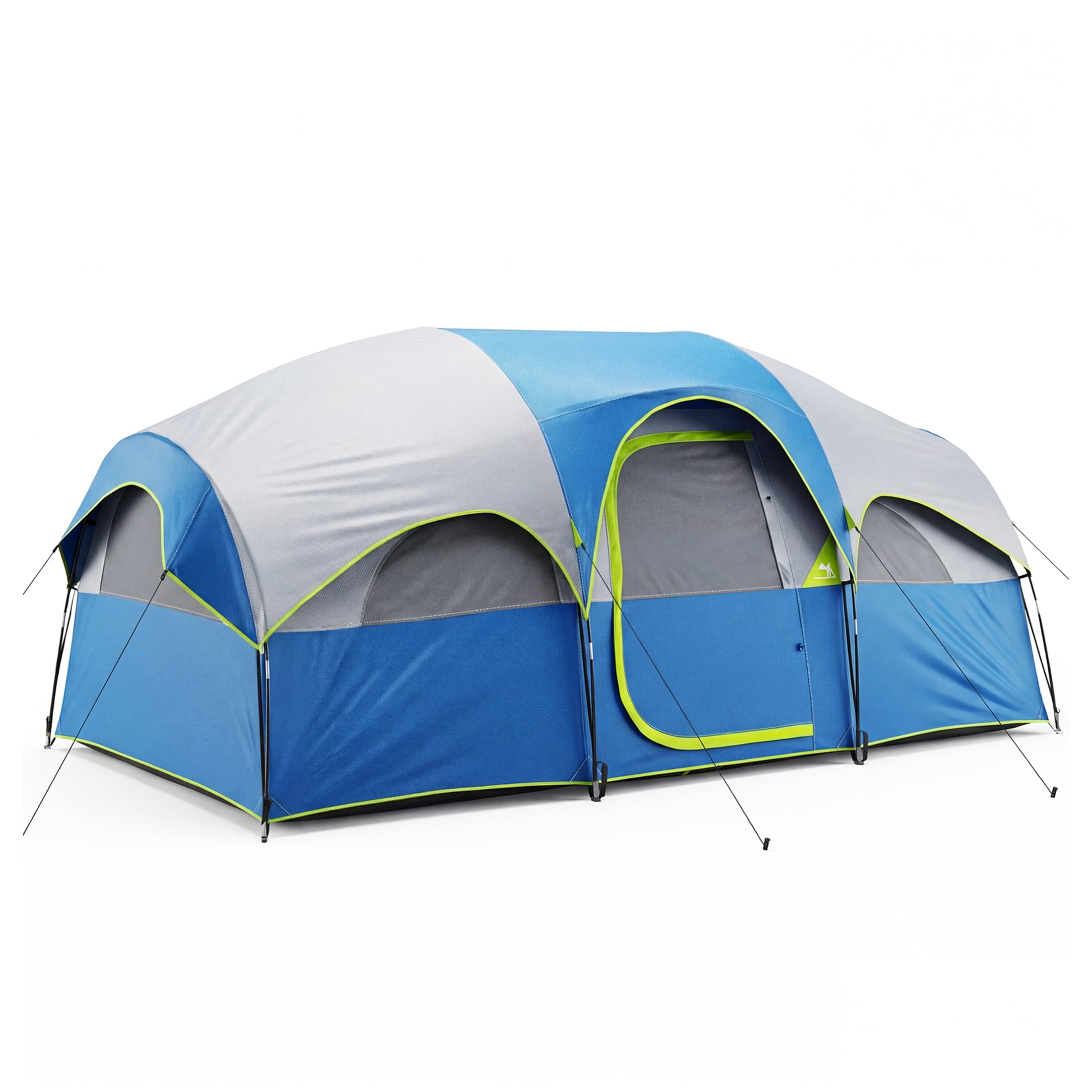 EDX 8-Person Waterproof Family Camping Tent with Room Divider