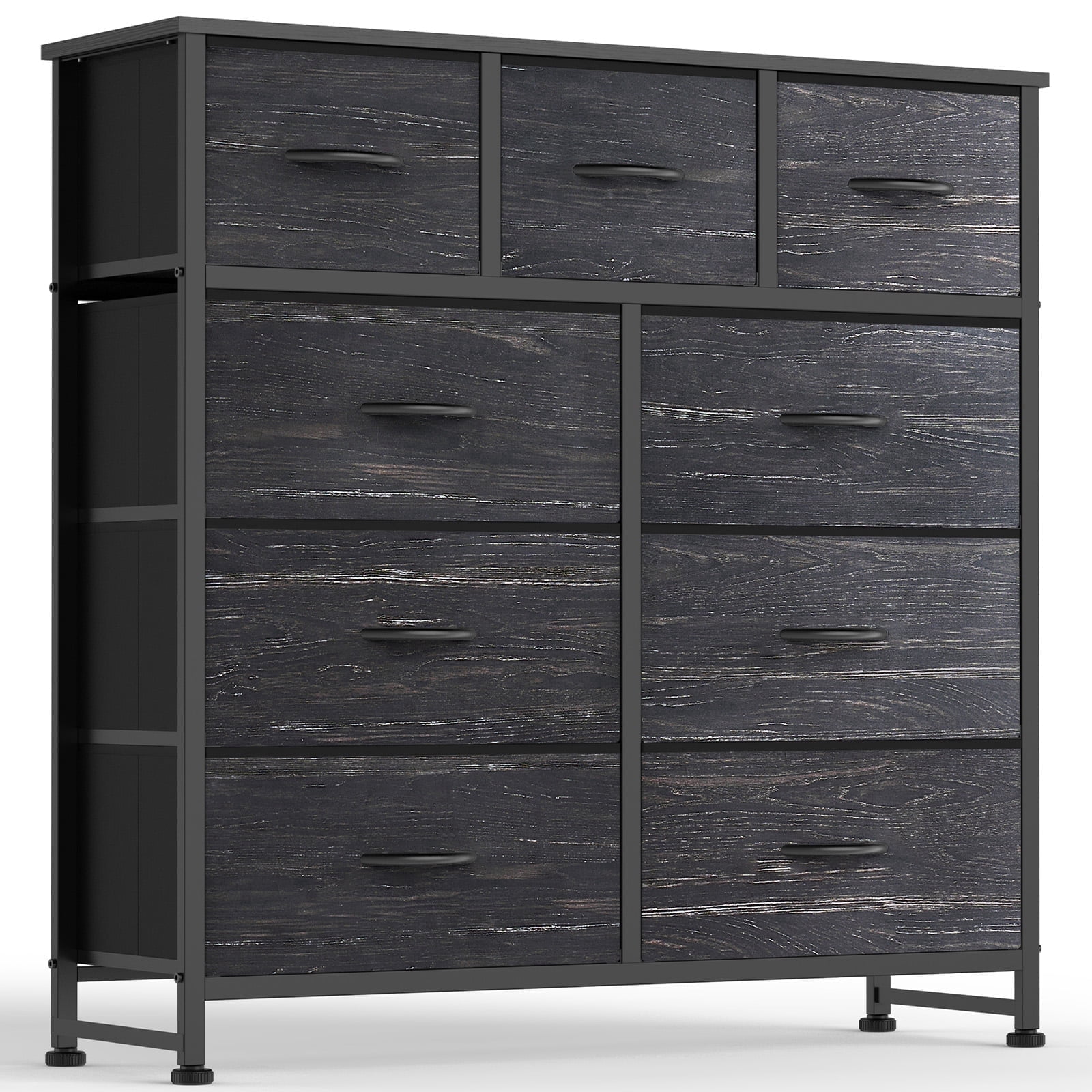 edx 9 Drawers Fabric Dresser for Bedroom, Drawer Organizer Storage
