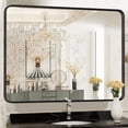thumbnail image 1 of EDX Bathroom Mirror 22"x 30" Wall Mirror with Rectangular Metal Frame, Silver, 1 of 7