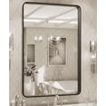 thumbnail image 1 of EDX Bathroom Mirror 30"x 30" Wall Mirror with Rectangular Metal Frame, Gold, 1 of 1
