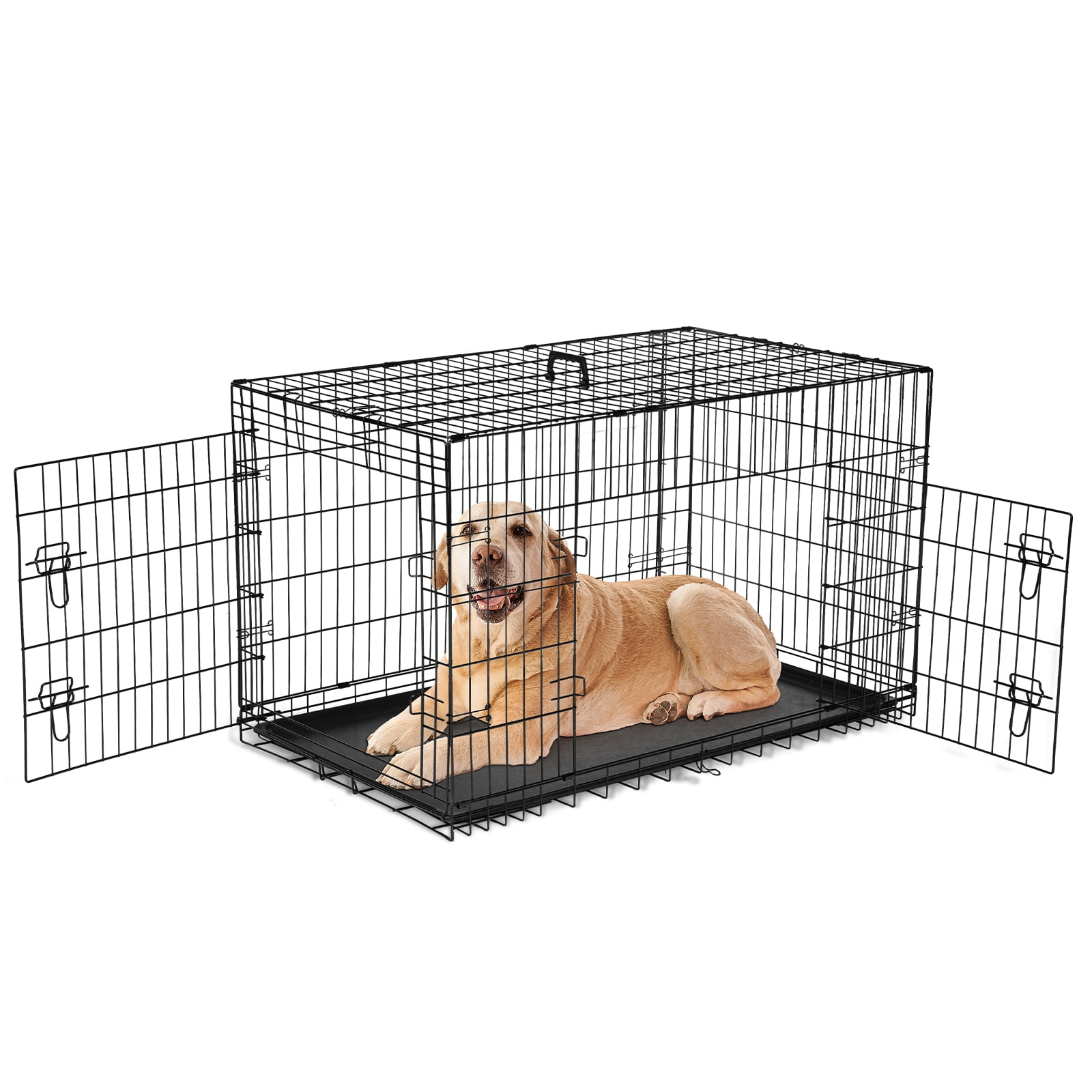 Curated visual reference: Picture Idea: Edx Big Dog Crate With Divider Panel 48 Inch Double