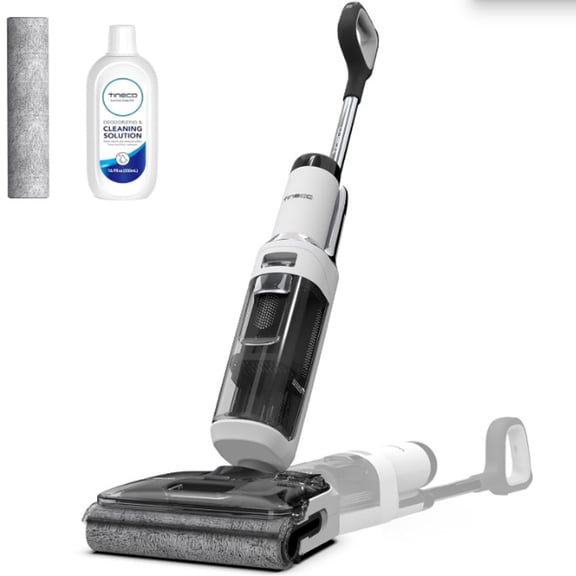EDX Cordless Wet Dry Vacuum Floor Cleaner, Power Modes for Hardwood & Carpet, Smart Self-Cleaning & Dual Tank System