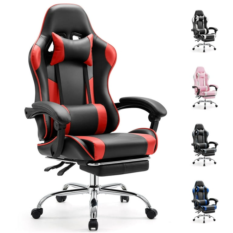 Racing Best Mid Range Gaming Chairs Prince Series Black Red Racing