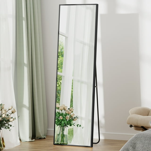 EDX Full Length Mirror 59"x16" Full Body Mirror Rectangle Free Standing