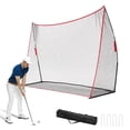 thumbnail image 1 of EDX Golf Practice Driving Range with Target, 10x7 ft & 7x7 ft for Indoor Outdoor Training, Red, 1 of 8