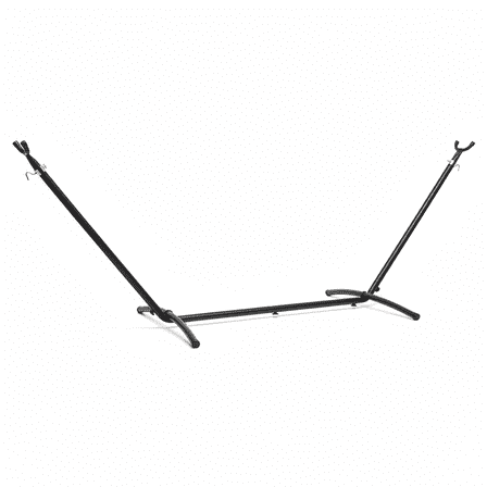 EDX Hammock Stand for 2 Person, Portable Adjustable Steel Frame Hammock Stand with Weather Resistant Finish, for 9-14ft Hammocks, 10.3', 550 lbs. Capacity, Black