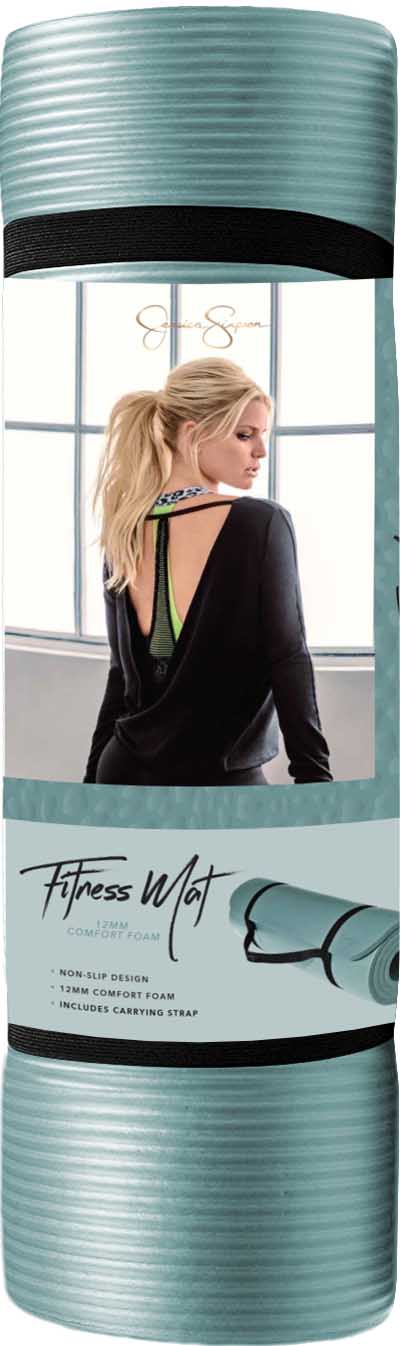 EDX Jessica Simpson 12MM Fitnesss Yoga Mat