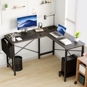 EDX L Shaped Computer Desk Corner Desk, Gaming Table 50 inch PC Writing Study Desk for Home Office Dorm Small Space, Gray