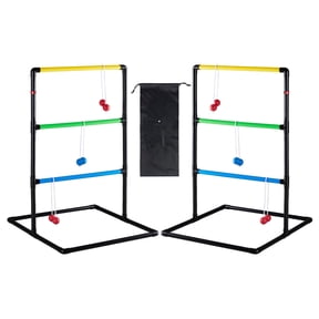 EDX Ladder Ball, Toss Game Set with Balls, Ladderball Tossing & Golf Tossing Games for Yard, Outdoor Lawn Fun Game for Family, with 6 Bolas, Score Trackers & Carry Bag.