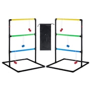 EDX Ladder Ball, Toss Game Set with Balls, Ladderball Tossing & Golf Tossing Games for Yard, Outdoor Lawn Fun Game for Family, with 6 Bolas, Score Trackers & Carry Bag.