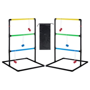 EDX Ladder Ball, Toss Game Set with Balls, Ladderball Tossing & Golf Tossing Games for Yard, Outdoor Lawn Fun Game for Family, with 6 Bolas, Score Trackers & Carry Bag.