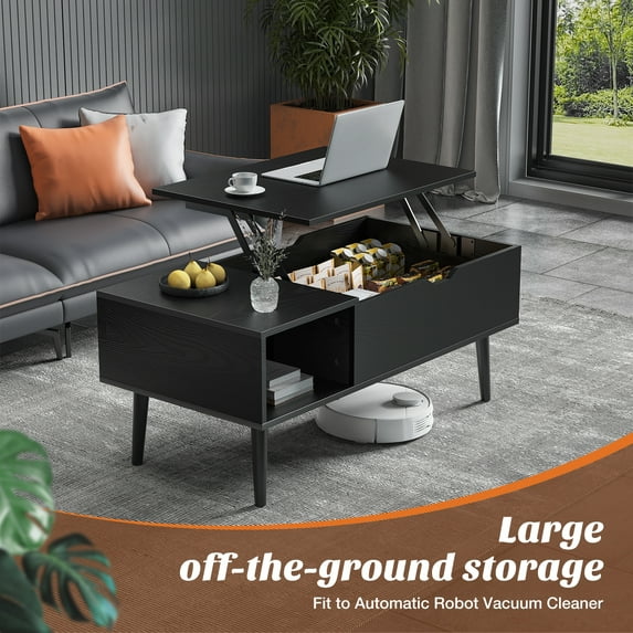 EDX Lift-Top Coffee Table , Adjustable Height Convertible Center Table ...