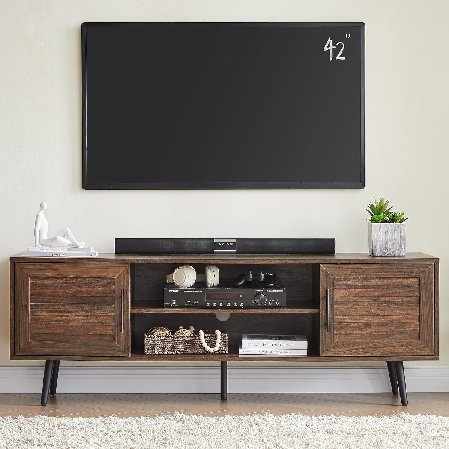Photo inspiration: Picture Idea: Edyo Living Mid Century Modern TV Stand For 65 TV