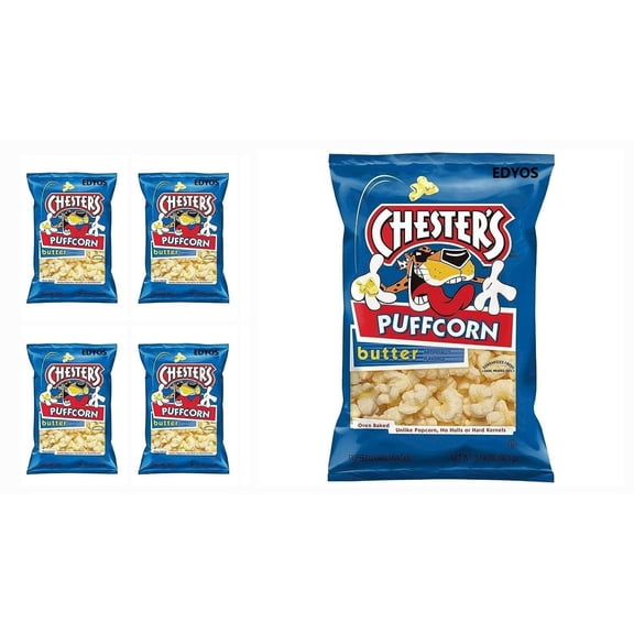 EDYOS Butter Puffcorn 3.25 oz. (5 Pack)