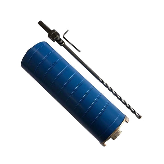 EDiamondTools 3" Diamond Core Drill Bits w 1/2" Shank Pilot Bit Hole Saw for Brick, Block